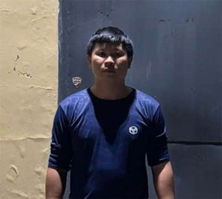 Đối tượng Nguyễn Hùng Cường. Ảnh: Công an Thành phố Đồng Nai.