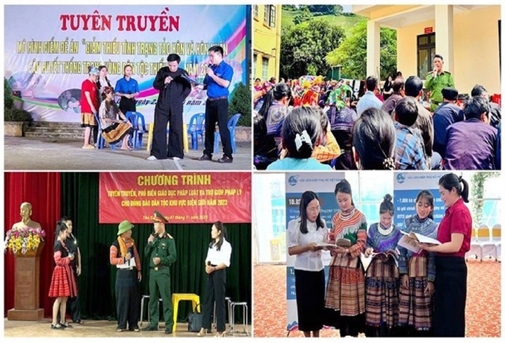 Phong phú hình thức tuyên truyền, phổ biến pháp luật cho đồng bào DTTSMN (Ảnh nguồn Lào Cai)