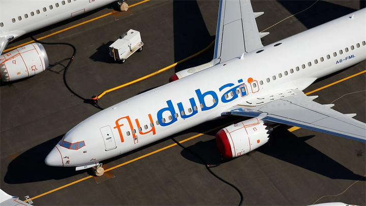 Máy bay của hãng hàng không Flydubai (Ảnh: Reuters)./ Theo báo Dân trí.
