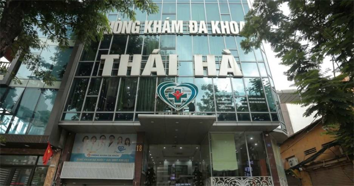 Phòng khám đa khoa Thái Hà (Ảnh: Công an Hà Nội).