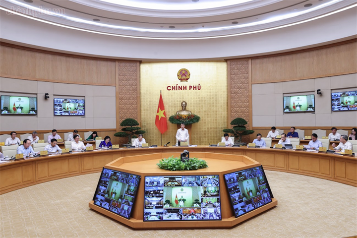 Thủ tướng Chính phủ Lê Minh Hưng chủ trì phiên họp Chính phủ thường kỳ tháng 9/2026 và trực tuyến với các bộ ngành, địa phương - Ảnh: chinhphu.vn/Nhật Bắc