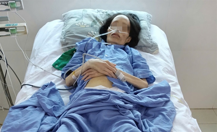 Người phụ nữ 42 tuổi suy kiệt nghiêm trọng sau nhiều năm theo thực dưỡng. Ảnh: BSCC