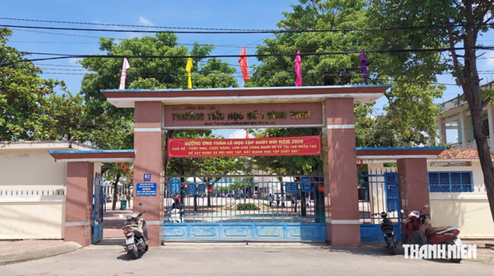 Trường Tiểu học số 1 phường Bình Định đã có báo cáo, giải trình liên quan đến phản ánh về việc giáo viên giao nhiều bài tập về nhà cho học sinh. Ảnh: Đức Nhật