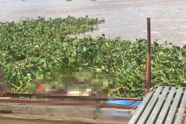 Khu vực phát hiện thi thể nữ giới. Ảnh: Dân Trí