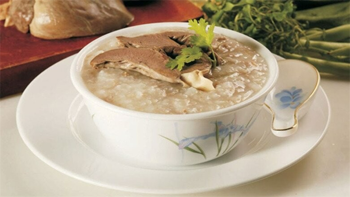 Món cháo tim lợn. Ảnh: Phụ nữ & Pháp luật