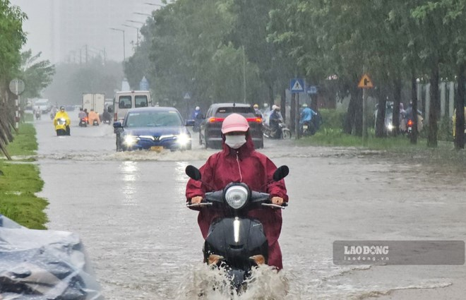 Dự báo phía Nam tỉnh Quảng Trị đến thành phố Huế là khu vực trọng tâm mưa lớn. Ảnh: Nguyễn Luân/ Theo báo Lao động.
