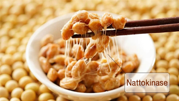 Nattokinase được chiết xuất từ đậu tương lên men của Nhật Bản