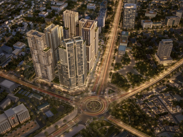 Tọa độ "vàng" tại tâm điểm đô thị Vinh gia tăng sức hút cho thuê của căn hộ Sun Glory Residence với tệp khách chuyên gia, quản lý. Ảnh: Sun Property.