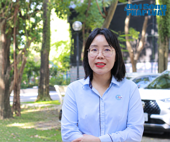 Bà Nguyễn Thị Phương Thảo, Chánh Văn phòng Trường Tiểu học Đoàn Thị Điểm. Ảnh: Khánh Phương
