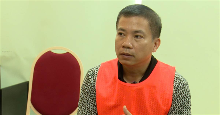 Đối tượng Vũ Ngọc Vinh. (Ảnh: Công an Hà Nội)