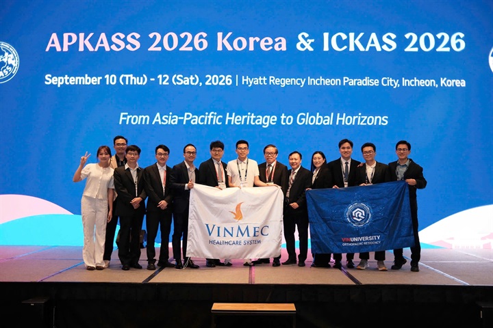 Đoàn bác sĩ, báo cáo viên Vinmec - VinUniversity ghi dấu ấn học thuật với 8 báo cáo chuyên sâu tại APKASS 2026. (Nguồn: Vinmec)