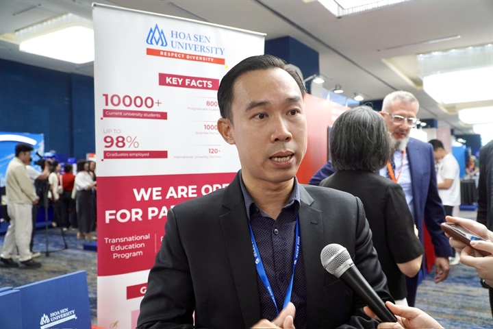 PGS.TS Nguyễn Tuấn Đức, Phó Hiệu trưởng Trường Đại học Hoa Sen (TP.HCM). Ảnh: Di Hân