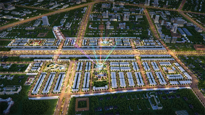 Hình ảnh 3D toàn dự án Phúc Hưng Golden