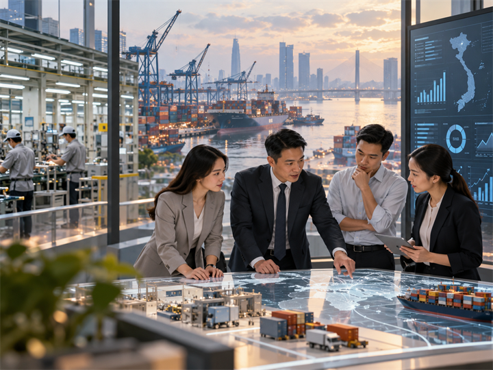 Khi những lợi thế truyền thống dần thu hẹp, năng lực cạnh tranh của doanh nghiệp Việt đang được đặt trong một mặt bằng yêu cầu mới.  Ảnh: Stock