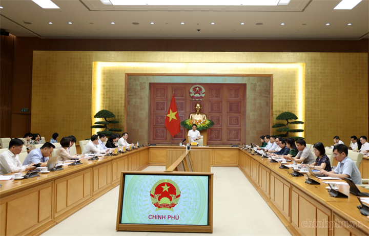 Phó Thủ tướng Chính phủ Nguyễn Văn Thắng chủ trì cuộc họp của Ban Chỉ đạo điều hành giá - Ảnh chinhphu.vn/Đức Tuân