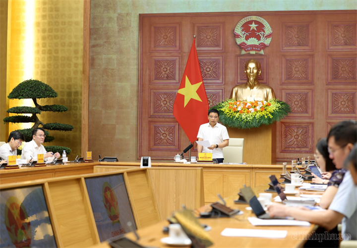 Phó Thủ tướng Chính phủ Nguyễn Văn Thắng chủ trì cuộc họp của Ban Chỉ đạo điều hành giá - Ảnh chinhphu.vn/Đức Tuân
