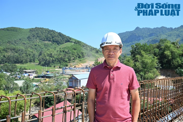 Ông Lê Đức Hoài, Phó Giám đốc điều hành dự án cao tốc Chợ Mới - Bắc Kạn (Ban Quản lý dự án 2, Bộ Xây dựng)