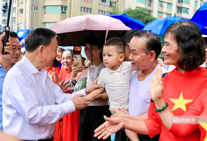 Tổng Bí thư, Chủ tịch nước Tô Lâm kiểm tra một số công trình trọng điểm tại Hà Nội - 13