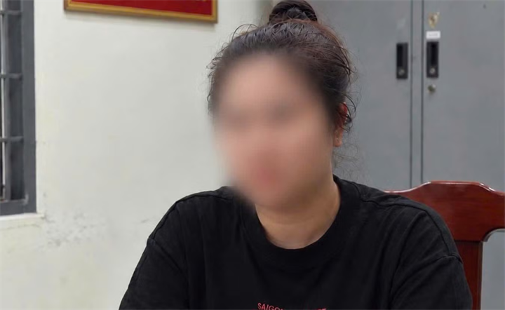 Đối tượng L.T.K.N tại cơ quan Công an. Ảnh: Trang TTĐT Công an tỉnh Tây Ninh