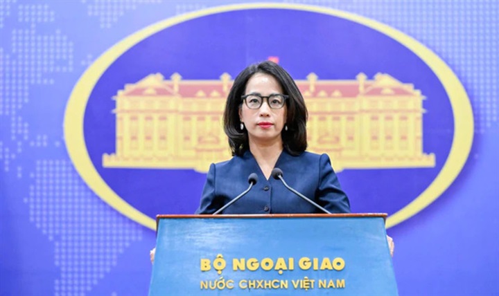 Người Phát ngôn Bộ Ngoại giao Phạm Thu Hằng (Ảnh: Bộ Ngoại giao).