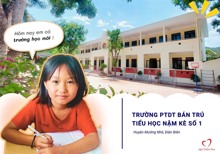 Khánh thành trường Nậm Kè (Điện Biên).Nguồn ảnh Vingroup