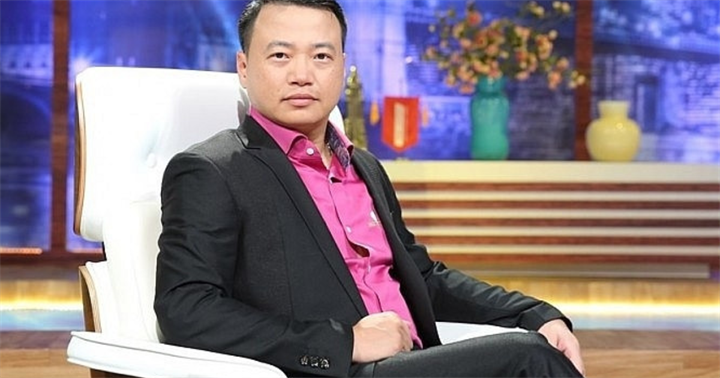 Bị can Nguyễn Hòa Bình tại thời điểm chưa bị bắt. (Ảnh: Shark Tank).