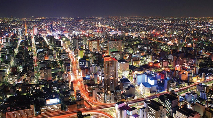Thành phố Nagoya (Nhật Bản) về đêm. Ảnh: Cục Du lịch và Hội nghị Nagoya