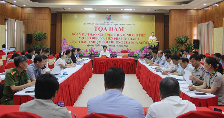 Quảng cảnh Tọa đàm. (Ảnh Trọng Triển)