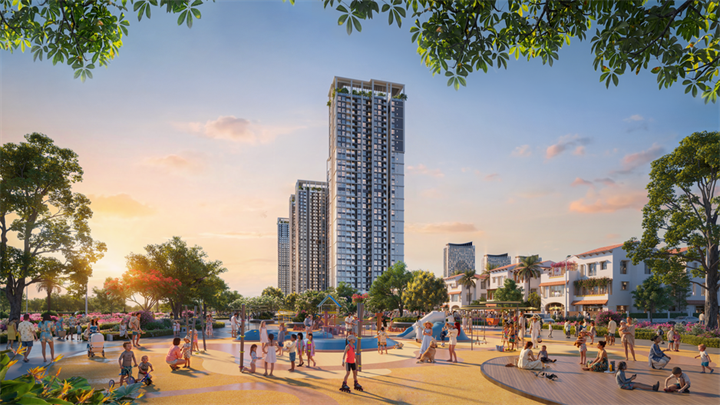 Không gian sống giàu trải nghiệm tại Beachtro Tower. Ảnh phối cảnh: Sun Property