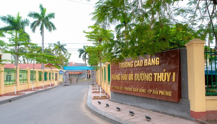 Trường Cao đẳng Hàng hải và Đường thủy I. Ảnh: VTC News