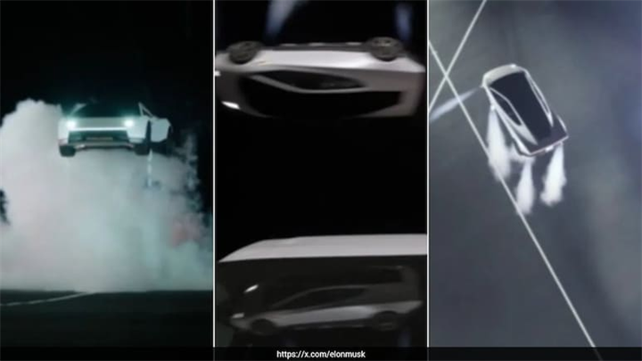 Sự kiện này giống một màn trình diễn mạo hiểm hơn là buổi ra mắt ô tô theo cách truyền thống. (Nguồn: X.com/Elon Musk qua NDTV)