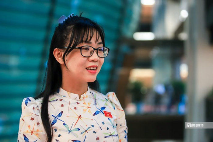 ĐBQH Trịnh Thị Tú Anh (Ảnh: Hữu Thắng).