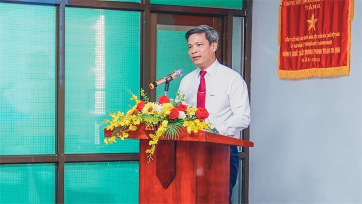 VKSND TP Đà Nẵng phê chuẩn quyết định khởi tố bị can đối với ông Lê Hoàng Khánh Nhựt, Tổng giám đốc Công ty Cổ phần Cao su Đà Nẵng. Ảnh: DRC