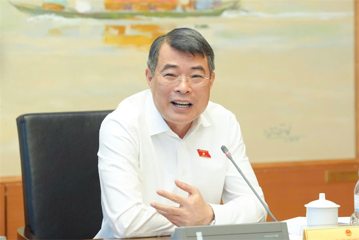 Thủ tướng Chính phủ Lê Minh Hưng phát biểu tại tổ sáng 19/10 (Ảnh: Quang Vinh).