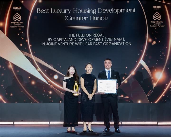 Dự án The Fullton Regal xuất sắc chiến thắng hạng mục Dự án nhà ở hạng sang xuất sắc (khu vực Hà Nội mở rộng). Nguồn ảnh CLD