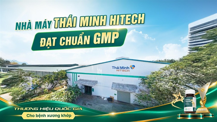 Khương Thảo Đan Gold được sản xuất trên dây chuyền hiện đại tại Nhà máy Thái Minh Hitech đạt chuẩn GMP