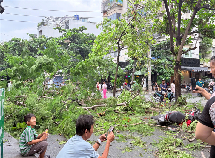 Hiện trường vụ việc. Ảnh: Thanh Niên