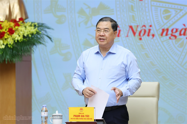 Phó Thủ tướng Thường trực Phạm Gia Túc làm Chủ tịch Hội đồng thẩm định Quy hoạch khoáng sản nhóm I thời kỳ 2021 - 2030, tầm nhìn đến năm 2050. Ảnh: Báo Chính phủ