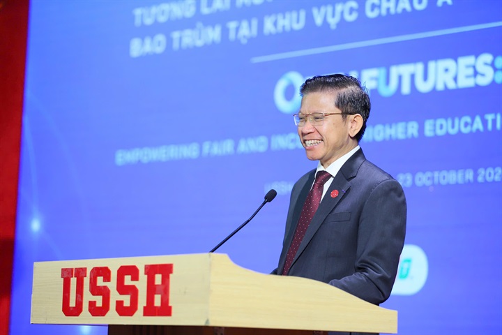 GS.TS. Hoàng Anh Tuấn, Hiệu trưởng, Trường Đại học Khoa học Xã hội và Nhân văn, Đại học Quốc gia Hà Nội. Ảnh: DH