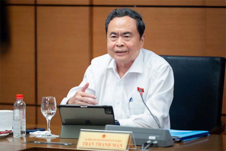 Chủ tịch Quốc hội Trần Thanh Mẫn (Ảnh: Media Quốc hội).