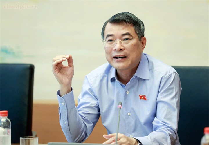 Thủ tướng Lê Minh Hưng phát biểu tại thảo luận tổ - Ảnh: chinhphu.vn/Nhật Bắc