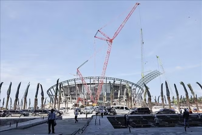 Dự án Trung tâm Hội nghị APEC. Ảnh: Doãn Tấn/TTXVN