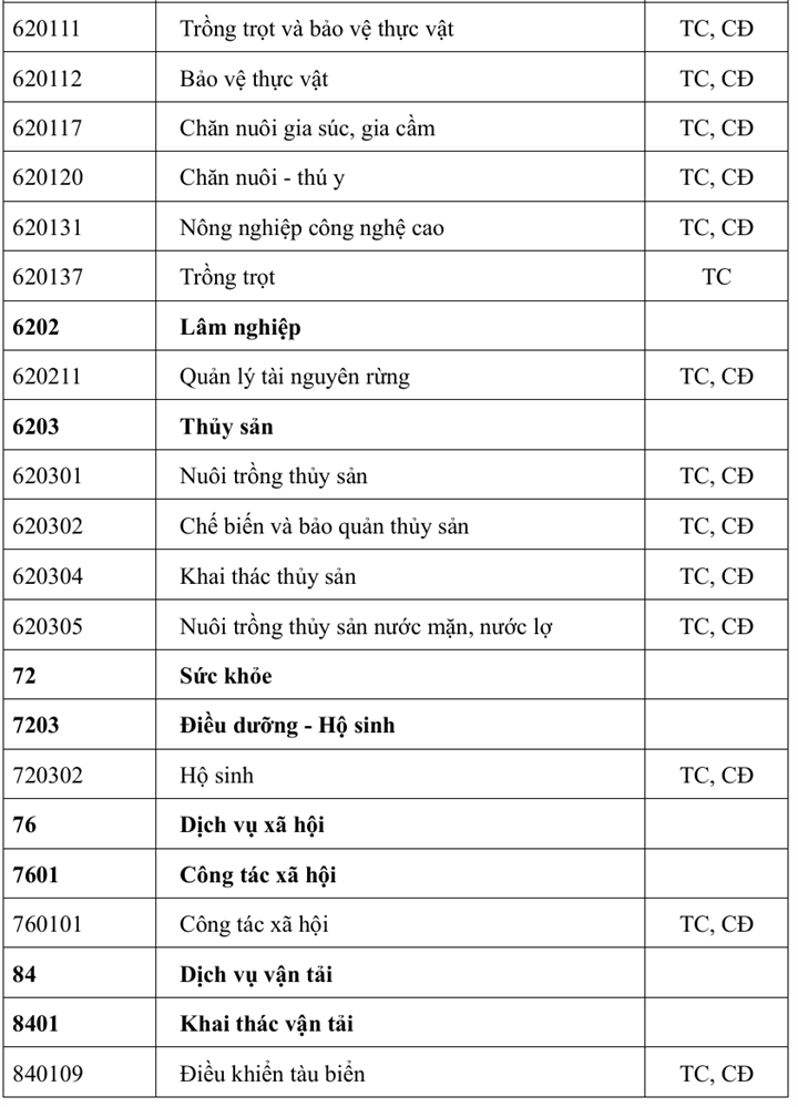 Dự kiến danh mục các ngành nghề khó tuyển sinh nhưng nhu cầu xã hội cần - 3