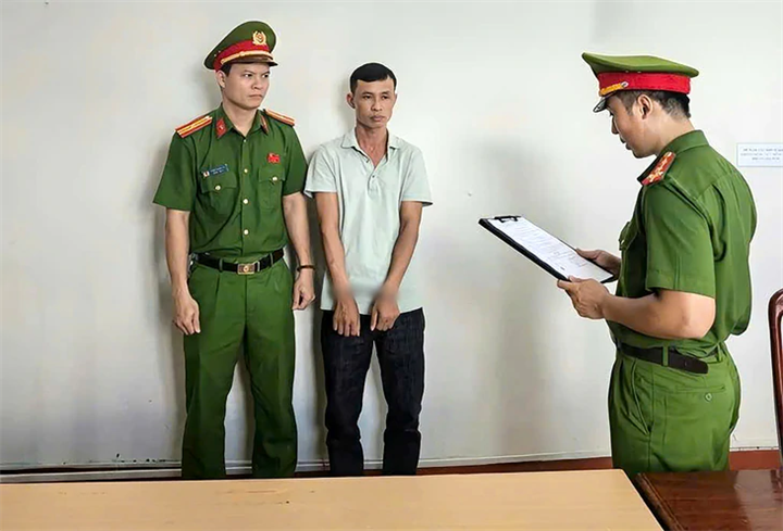 Nguyễn Chí Công bị bắt tạm giam - Ảnh: Công an TP Đà Nẵng