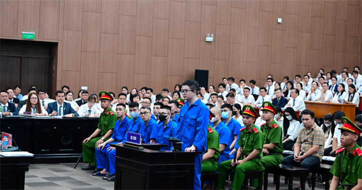 Bị cáo Phó Đức Nam tại phiên tòa.