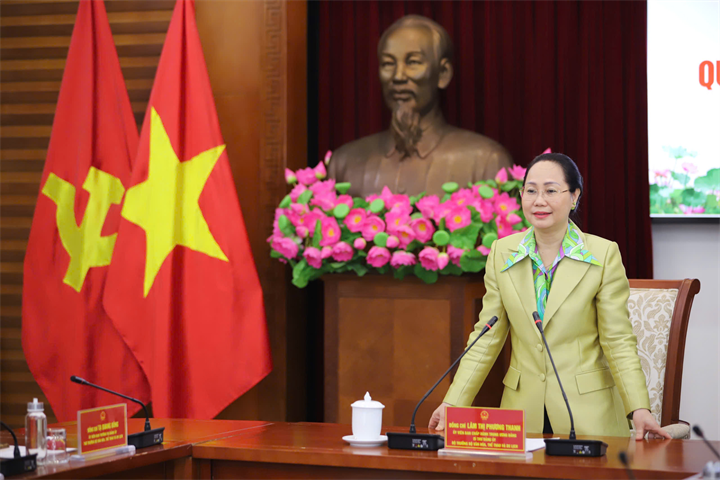 Uỷ viên Ban Chấp hành Trung ương Đảng, Bộ trưởng Bộ VHTTDL Lâm Thị Phương Thanh chủ trì Lễ công bố quyết định điều động, bổ nhiệm cán bộ