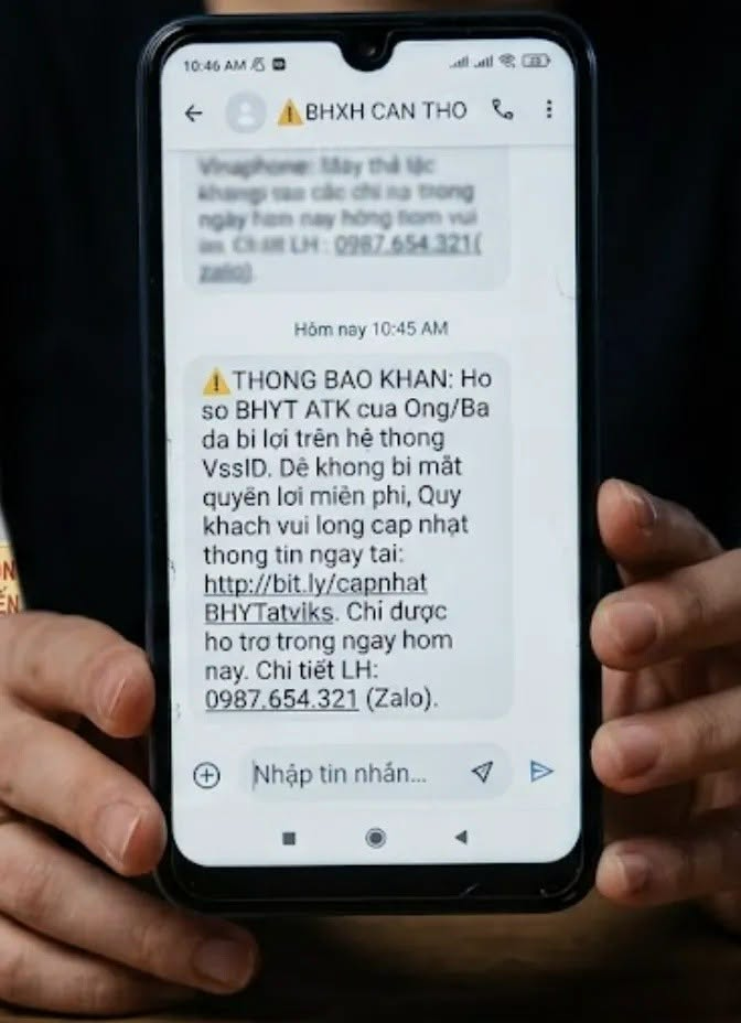 Cảnh giác chiêu lừa giả danh cán bộ hỗ trợ hoàn trả tiền bảo hiểm y tế. Ảnh minh họa/Cổng TTĐT Công an Hà Nội