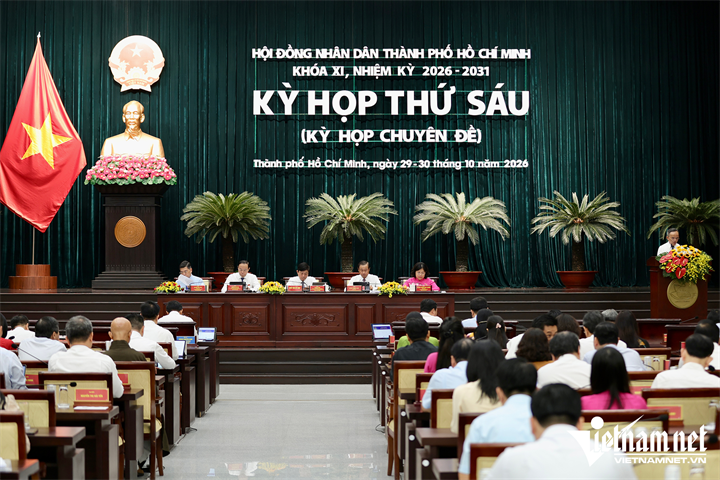 Toàn cảnh kỳ họp thứ 6 (kỳ họp chuyên đề) HĐND TPHCM. Ảnh: Phước Sáng/Vietnamnet