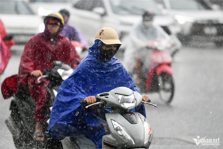Bắc Bộ nhiều nơi mưa to, Nam Bộ mưa tập trung vào chiều tối. Ảnh minh họa: VietNamNet.