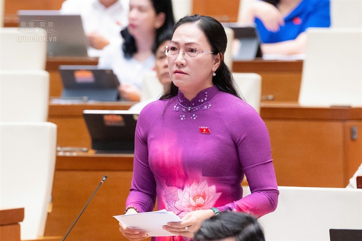 ĐBQH Nguyễn Thị Yến Nhi (Ảnh: Media Quốc hội).